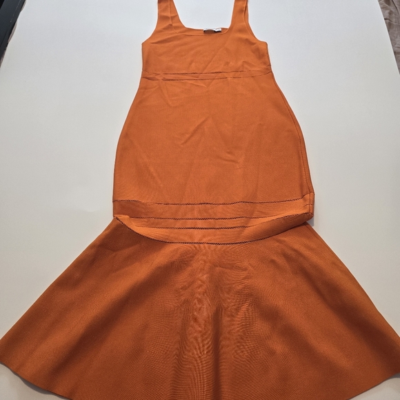 SIMKHAI Louella Midi Casual Dress Square Neck Sleeveless Pull-on Size XL - Picture 2 of 12